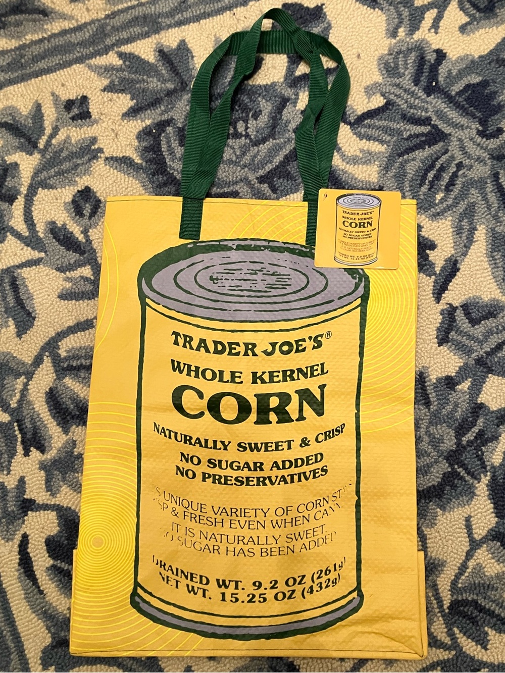 Trader Joe’s Reusable Bag ( Corn Can )